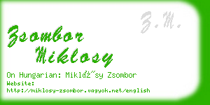 zsombor miklosy business card